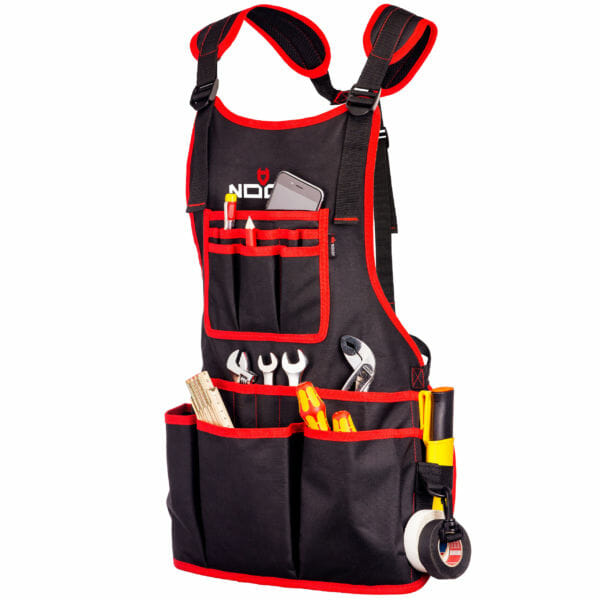 Work Apron With 26 Tool Pockets