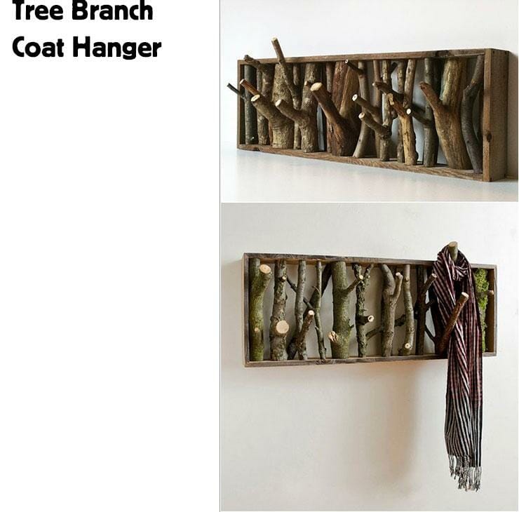 Tree Branch Coat Hanger