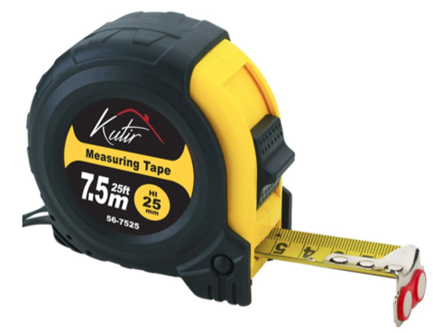 25' Retractable Tape Measure for woodworking