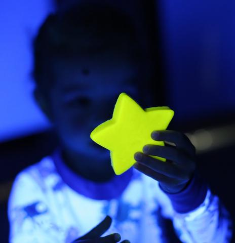 Natural Glowing Playdough Project