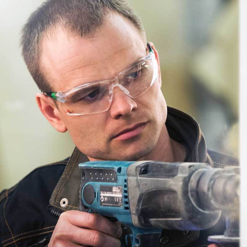 NoCry Safety Glasses for construction and metal mork